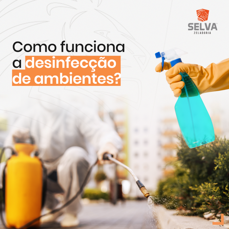 Como funciona a desinfecção de ambientes?
