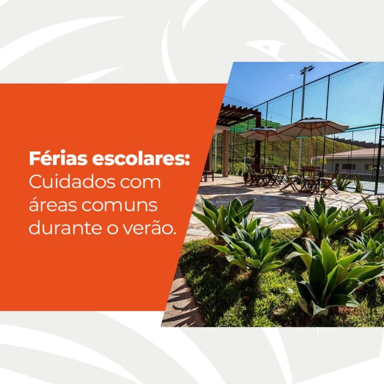 Férias escolares: Cuidados com áreas comuns durante o verão